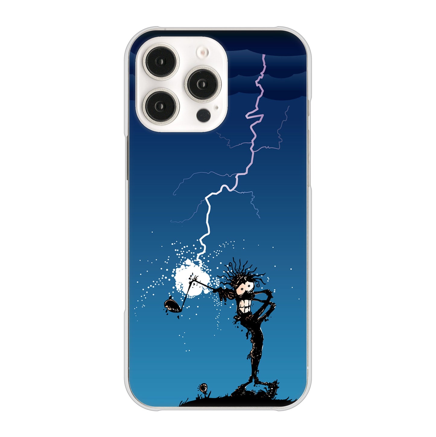 iPhone 16 Pro Max 417 ゴルファーの苦難 ハードケース 背面印刷