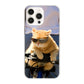 iPhone 16 Pro Max 595 にゃんとサイクル ハードケース 背面印刷