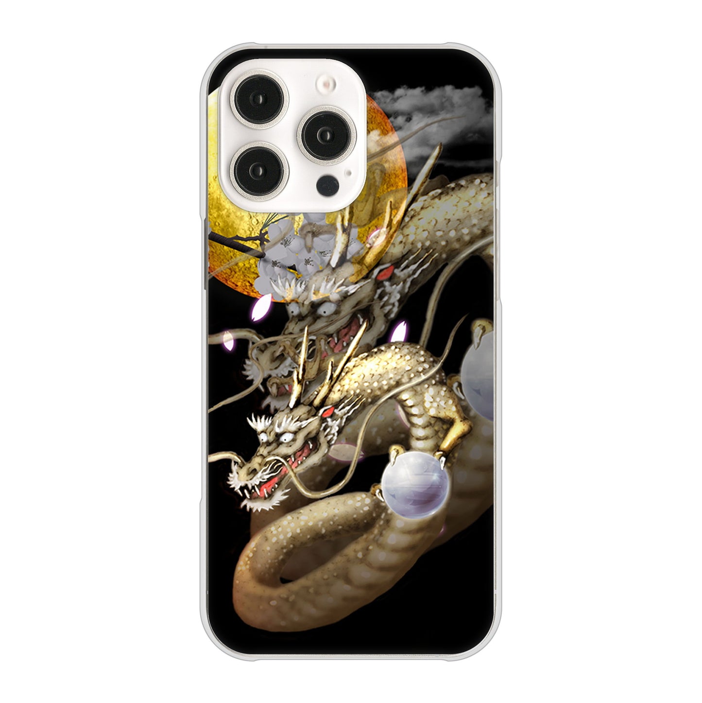 iPhone 16 Pro Max 龍 ハードケース 背面印刷