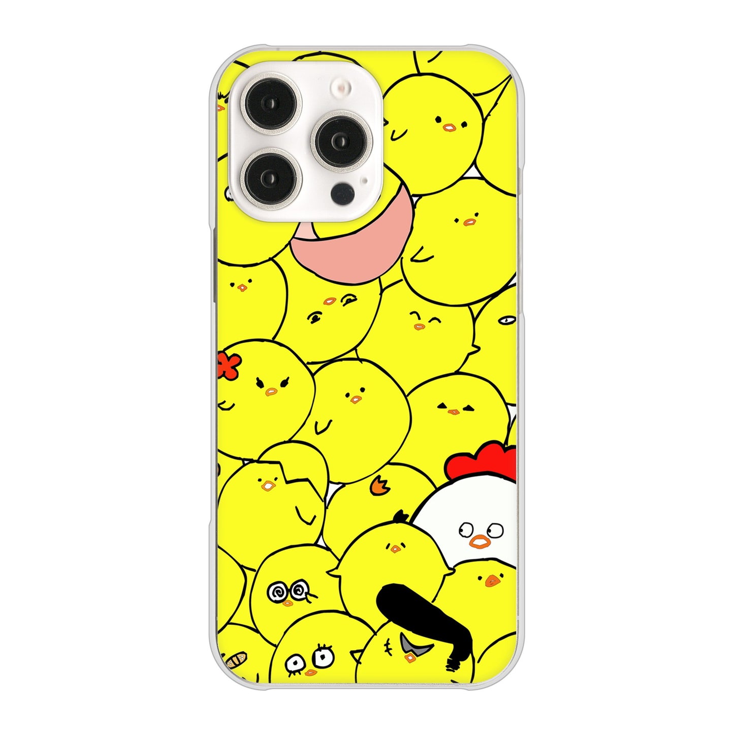iPhone 16 Pro Max 1031 ピヨピヨ ハードケース 背面印刷