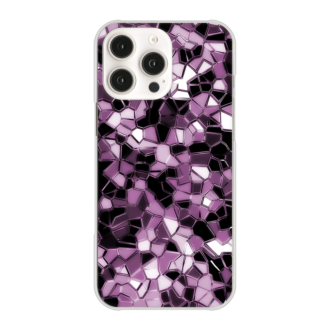 iPhone 16 Pro Max EK837 テクニカルミラーパープル ハードケース 背面印刷