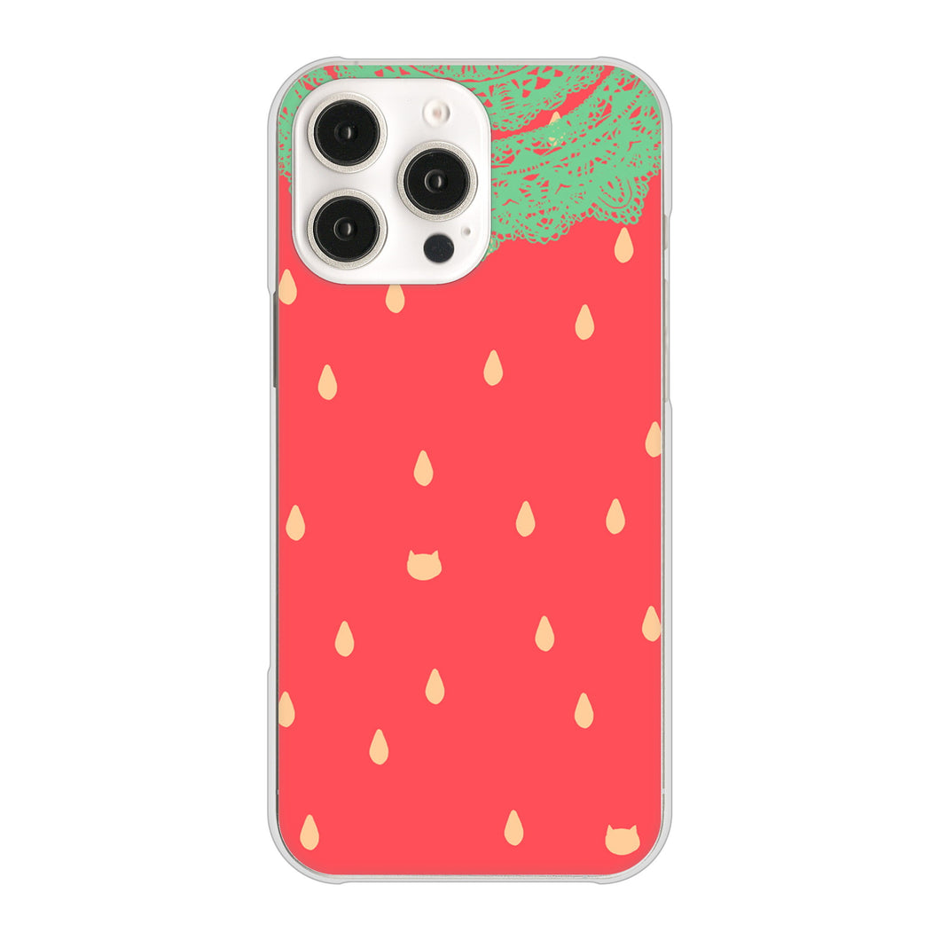 iPhone 16 Pro Max MI800 strawberry ストロベリー ハードケース 背面印刷