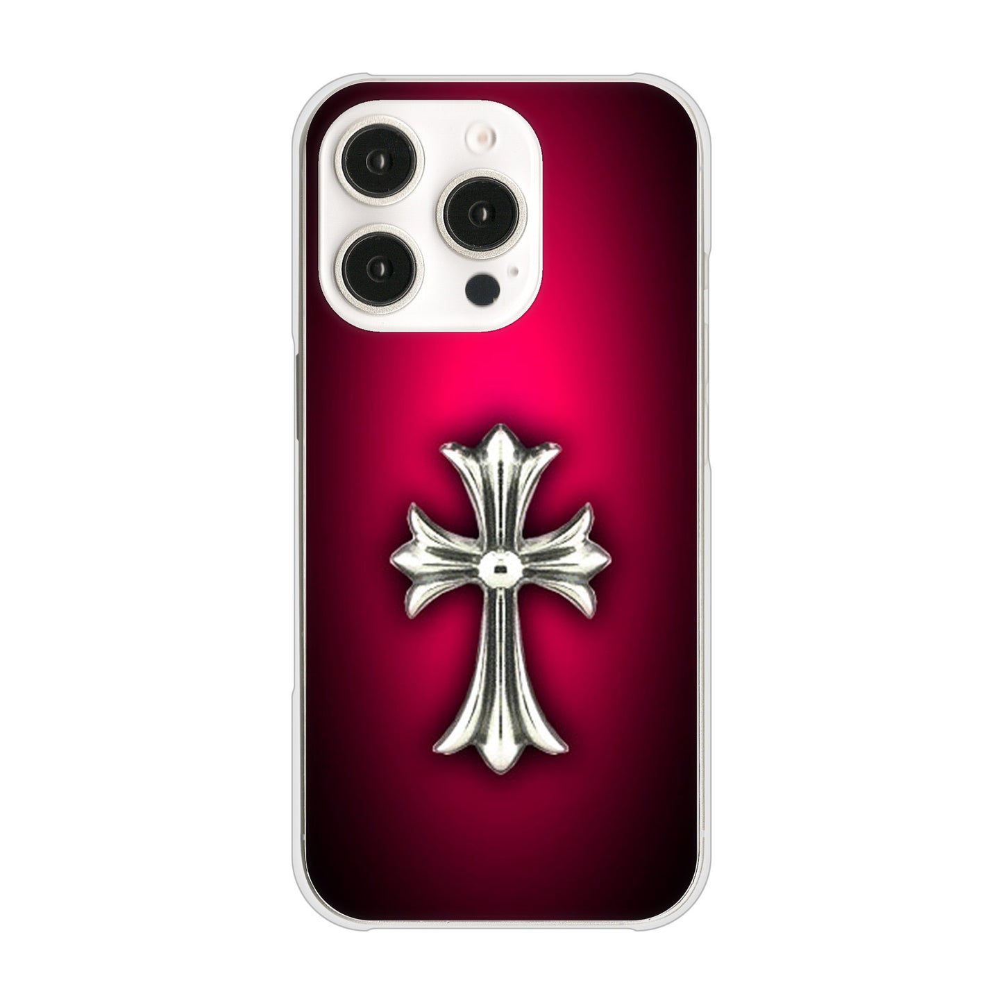 iPhone 16 Pro クロス ハードケース 背面印刷