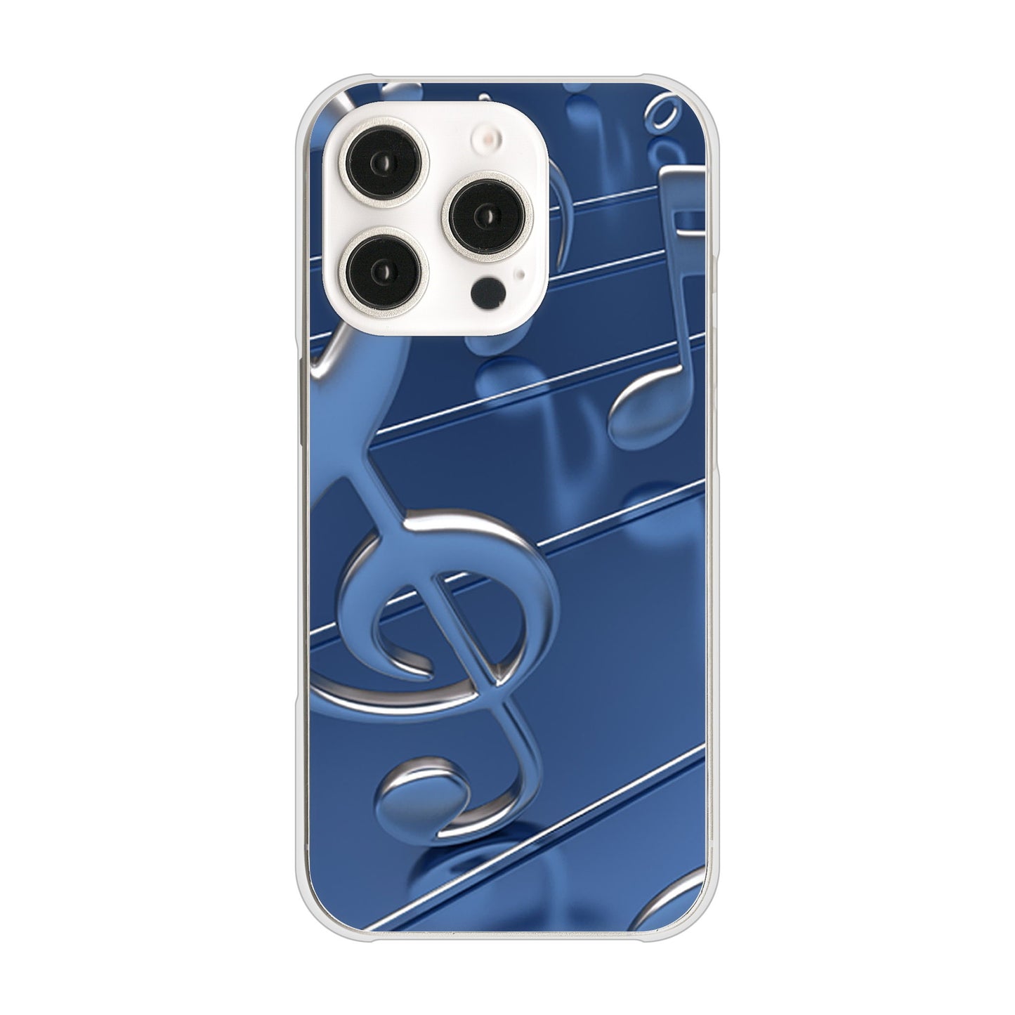 iPhone 16 Pro 音符 ハードケース 背面印刷
