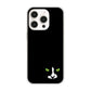 iPhone 16 Pro 398 黒ネコ ハードケース 背面印刷