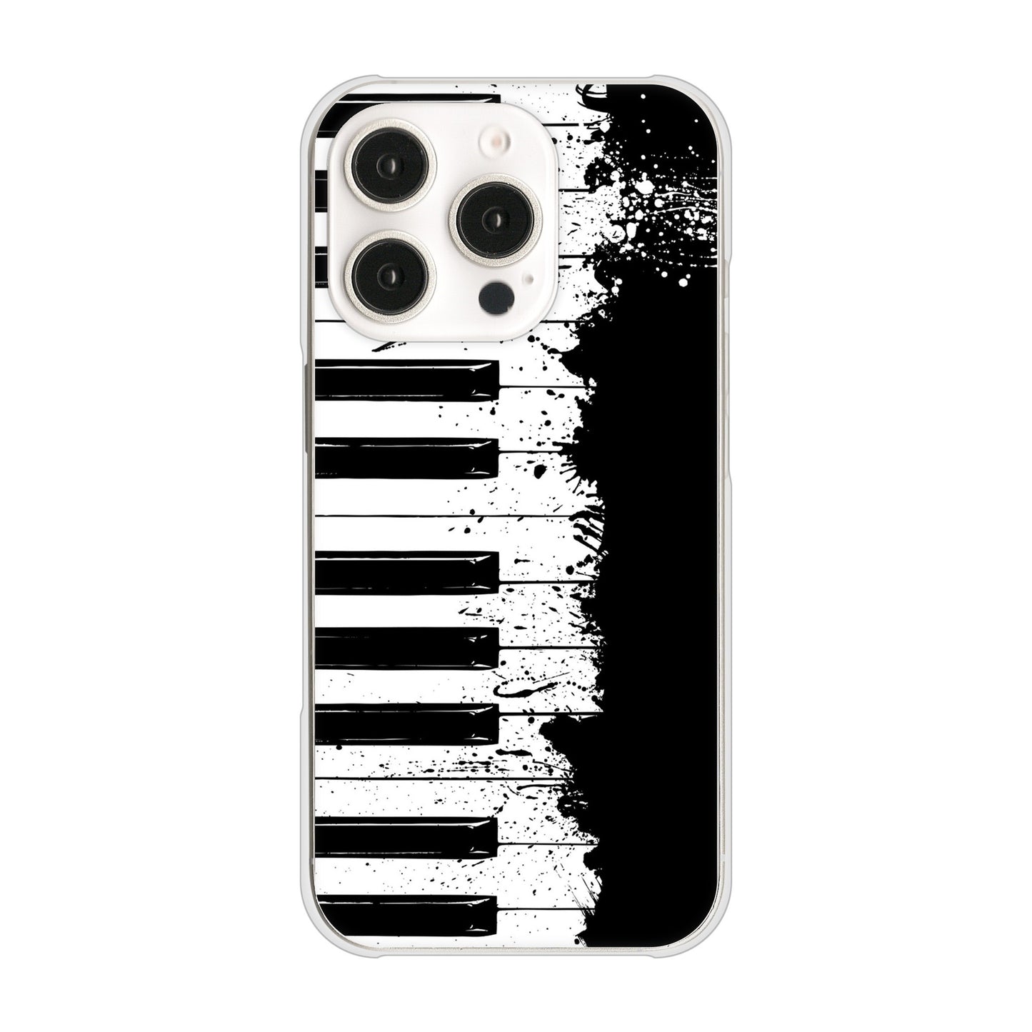 iPhone 16 Pro ピアノ ハードケース 背面印刷