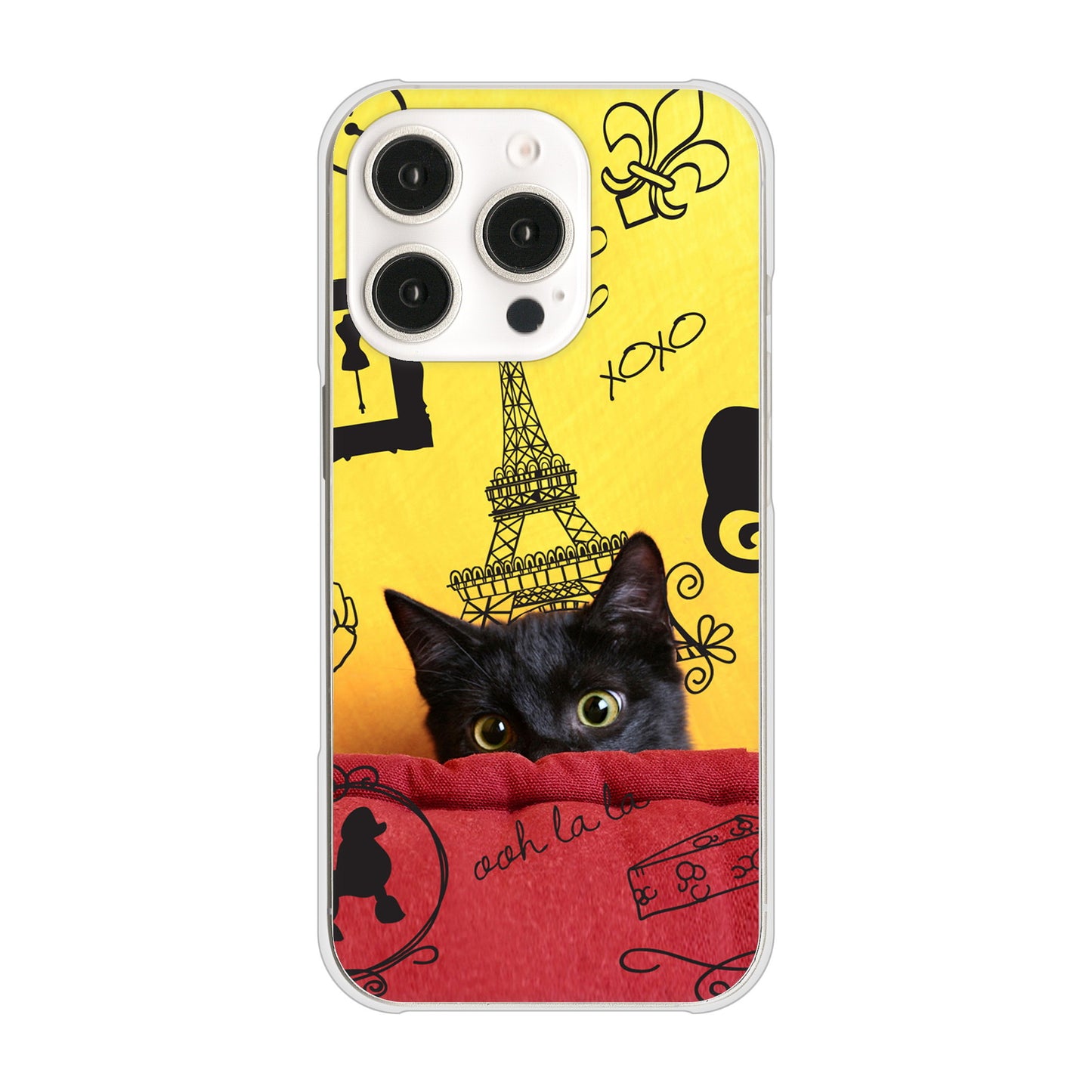 iPhone 16 Pro LOVE フランス ハードケース 背面印刷