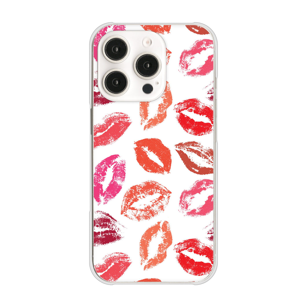 iPhone 16 Pro 734 キスkissキス ハードケース 背面印刷