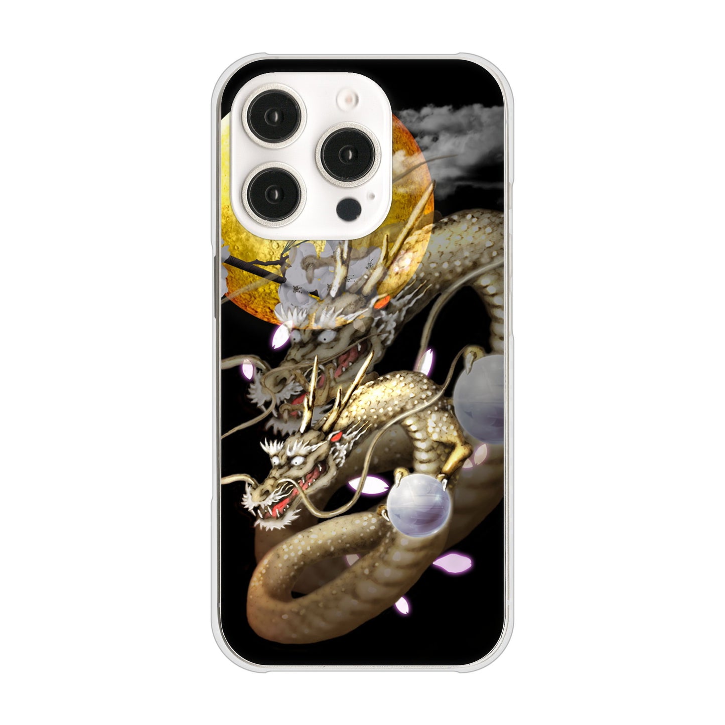 iPhone 16 Pro 龍 ハードケース 背面印刷
