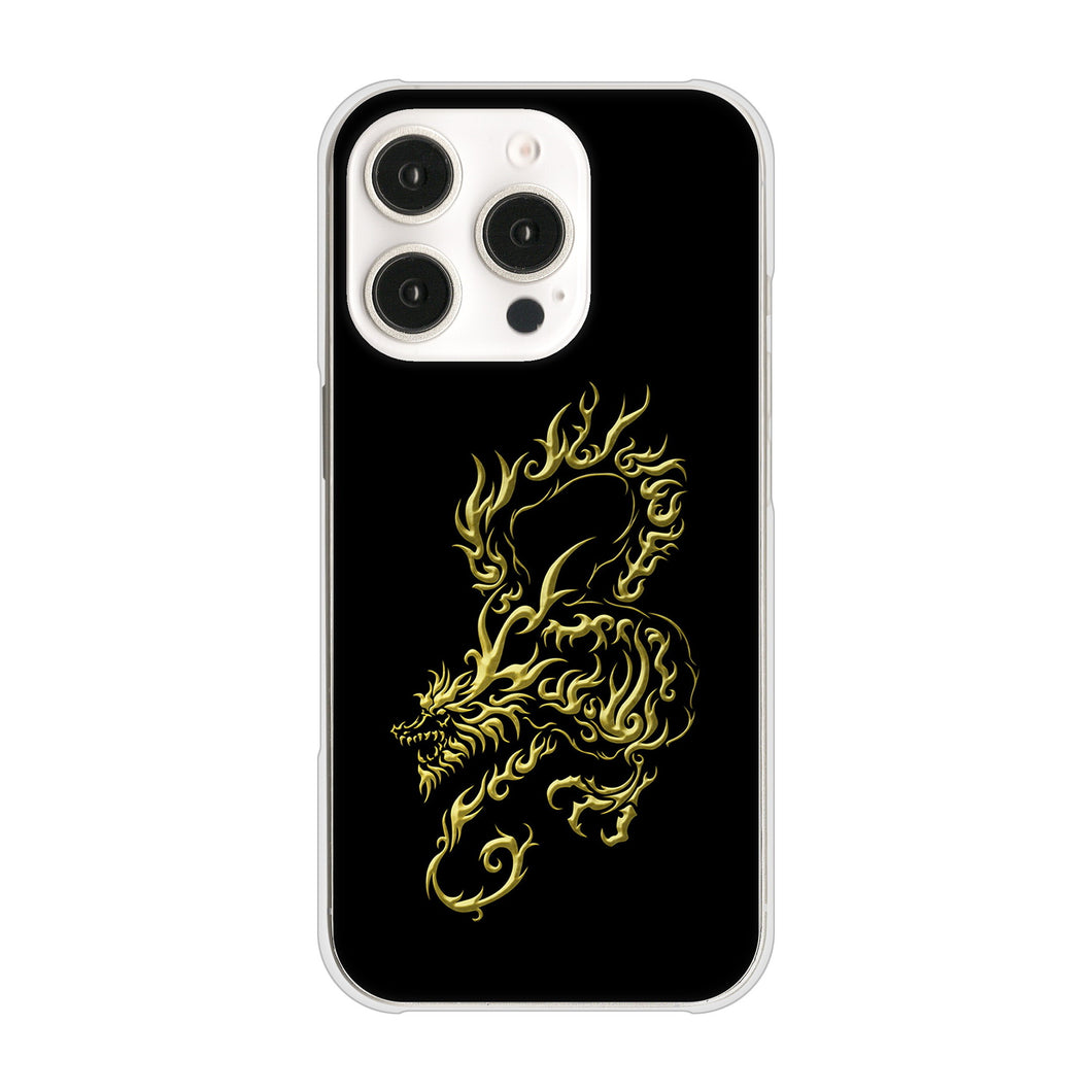 iPhone 16 Pro VA831 闇と龍 ハードケース 背面印刷