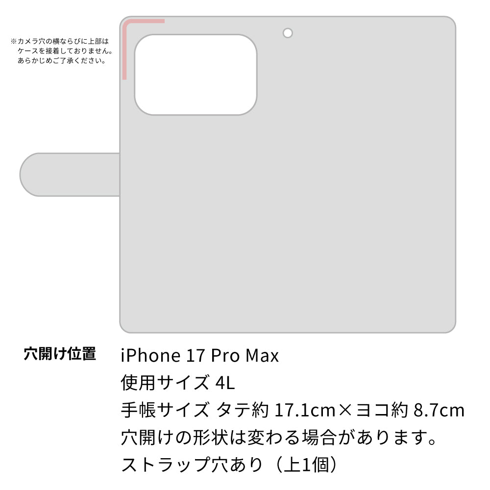 iPhone17 Pro Max 高画質仕上げ プリント手帳型ケース ( 通常型 ) 【FD809 水彩809】