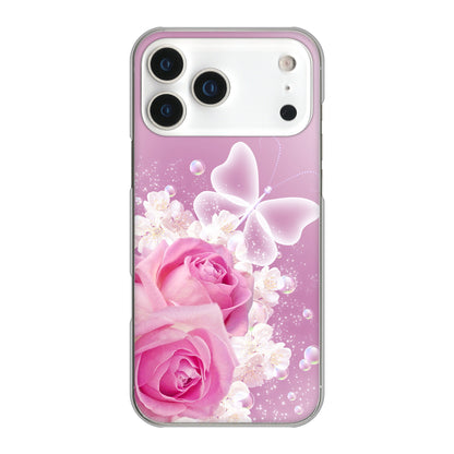 iPhone 17 Pro Max ロマンチックなバラ ハードケース 背面印刷