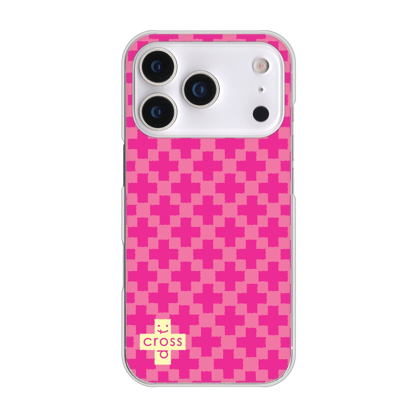 iPhone 17 Pro クロスドット ハードケース 背面印刷