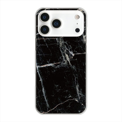 iPhone 18 Pro Max 高画質仕上げ 背面印刷 ハードケース大理石BK