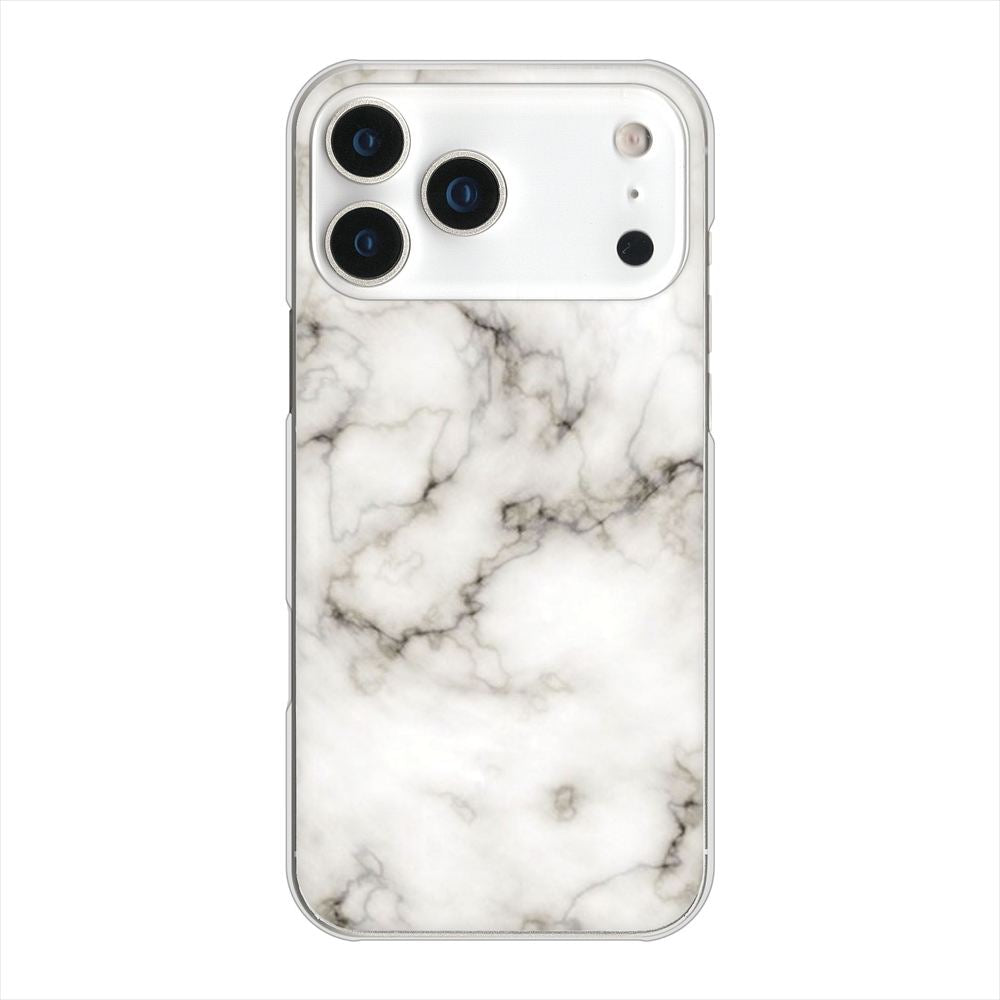 iPhone 18 Pro Max 高画質仕上げ 背面印刷 ハードケース大理石BK
