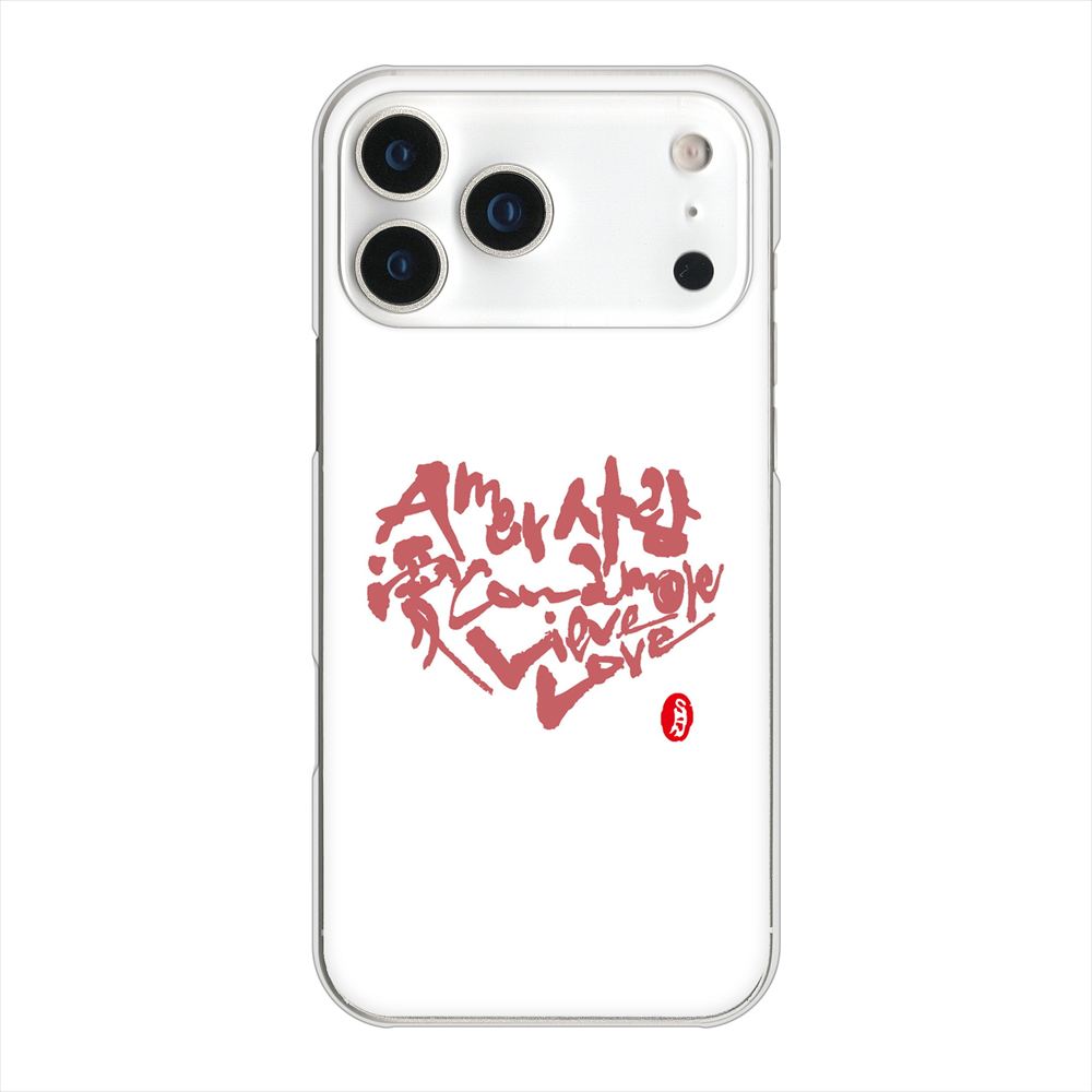 iPhone 18 Pro Max 高画質仕上げ 背面印刷 ハードケース大野詠舟 デザイン筆文字