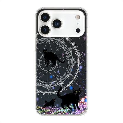 iPhone 18 Pro Max 高画質仕上げ 背面印刷 ハードケース魔法陣猫