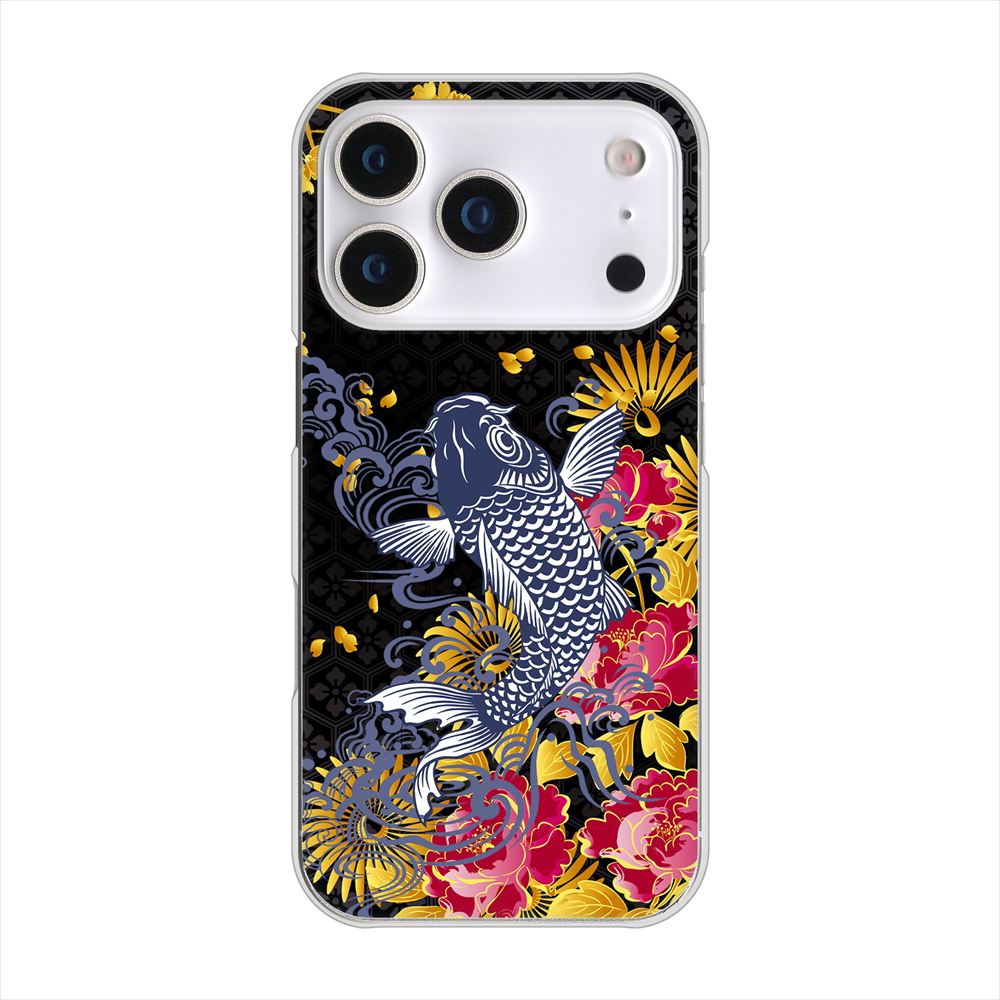 iPhone 18 Pro 高画質仕上げ 背面印刷 ハードケース鯉