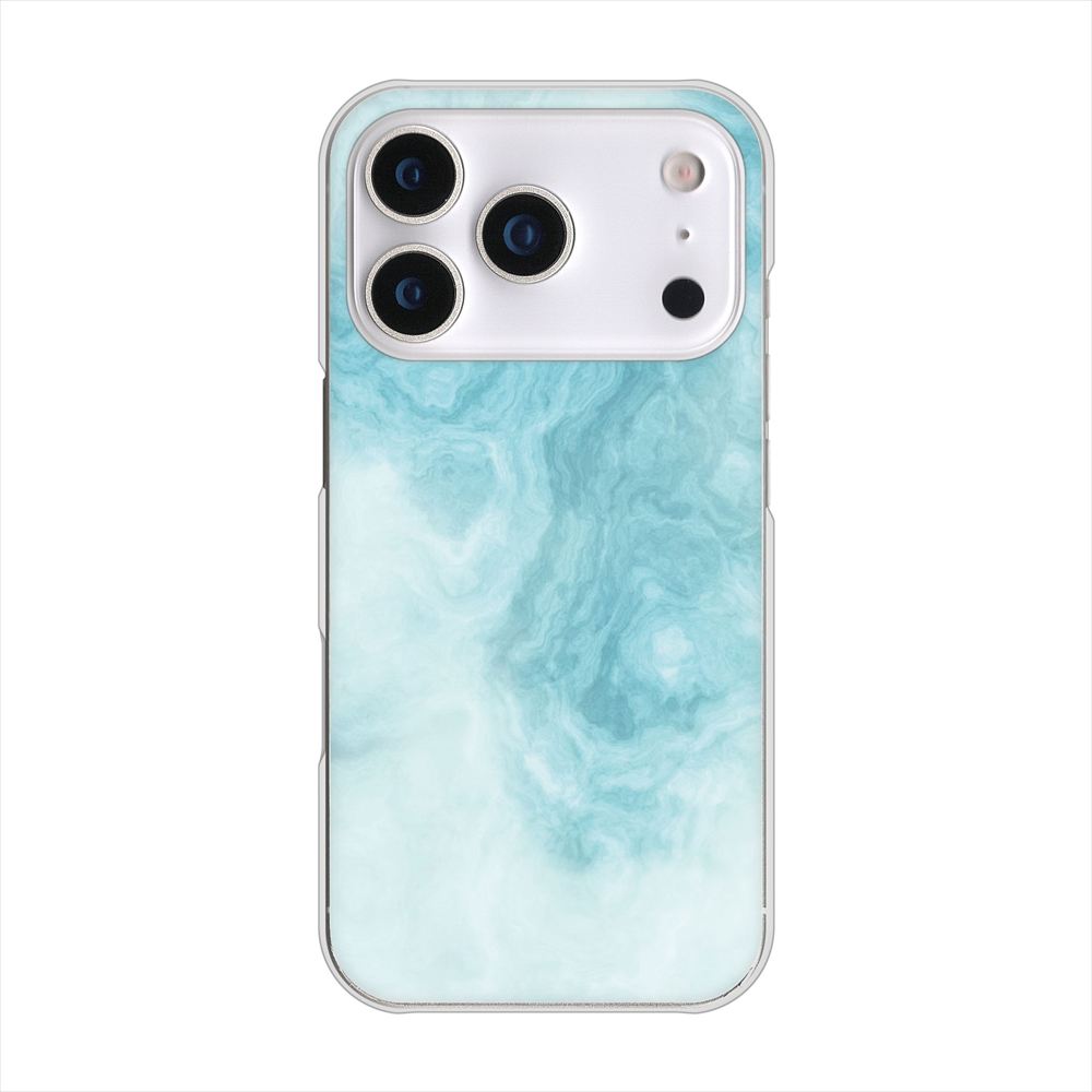 iPhone 18 Pro 高画質仕上げ 背面印刷 ハードケース大理石BK