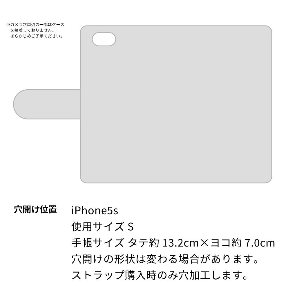 iPhone5s 倉敷帆布×本革仕立て 手帳型ケース 耐衝撃