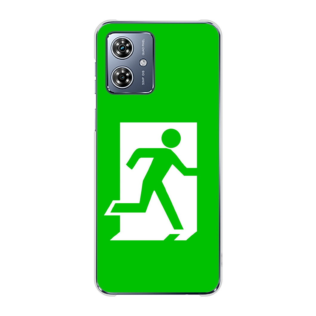 moto g64 5G 163 非常口 ハードケース 背面印刷
