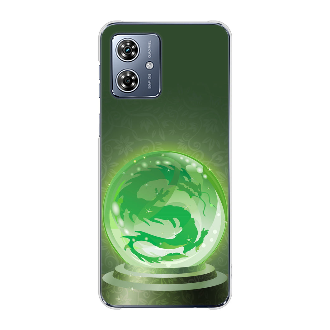 moto g64 5G 439 水晶に浮かぶ龍 ハードケース 背面印刷