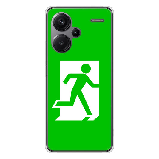 Xiaomi Redmi Note 13 Pro+ 163 非常口 ハードケース 背面印刷