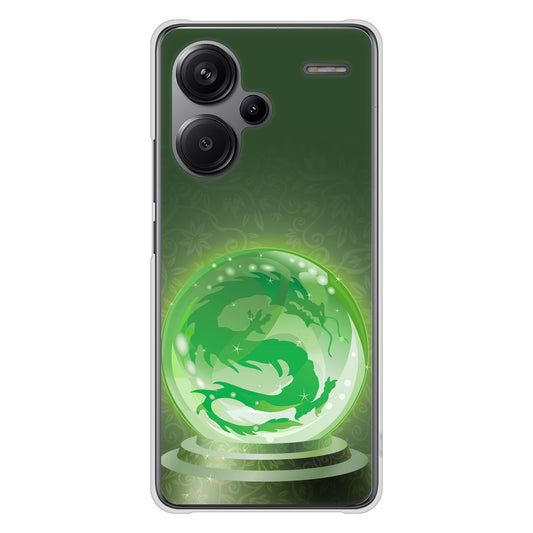 Xiaomi Redmi Note 13 Pro+ 439 水晶に浮かぶ龍 ハードケース 背面印刷