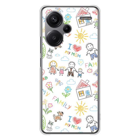 Xiaomi Redmi Note 13 Pro+ カップル＆ファミリー ハードケース 背面印刷