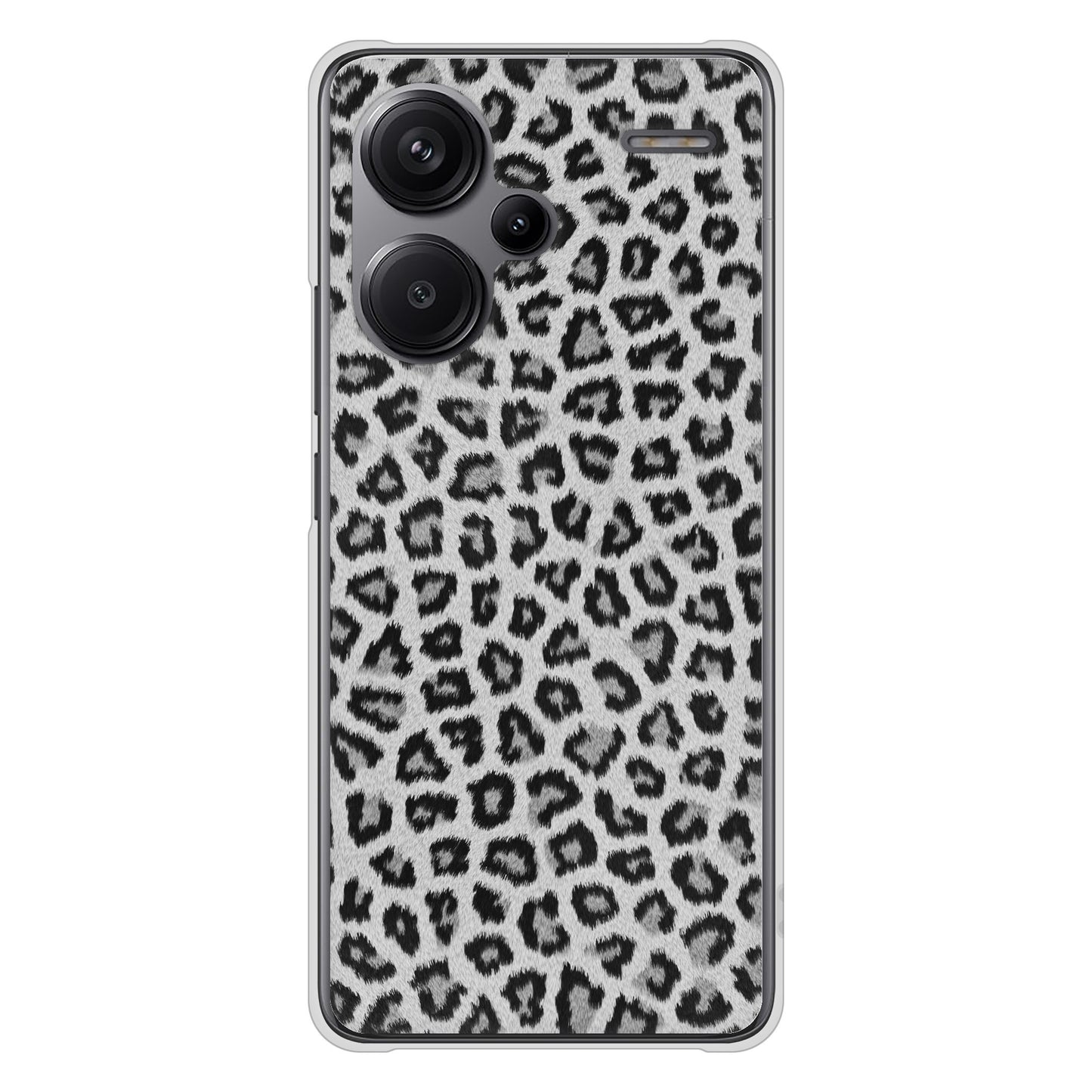Xiaomi Redmi Note 13 Pro+ ヒョウ柄ベーシックS ハードケース 背面印刷