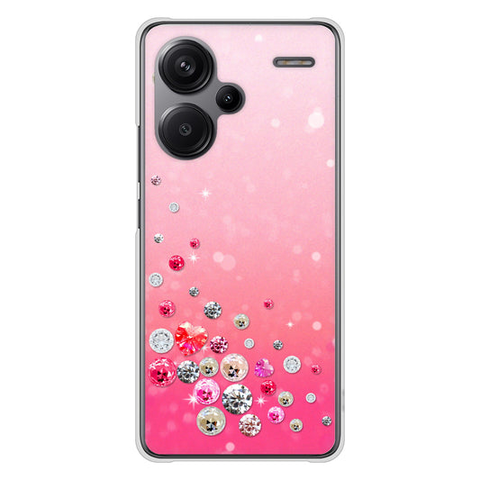 Xiaomi Redmi Note 13 Pro+ スワロデコ風プリント ハードケース 背面印刷