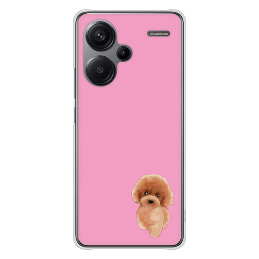 Xiaomi Redmi Note 13 Pro+ トイプードルレッド ハードケース 背面印刷