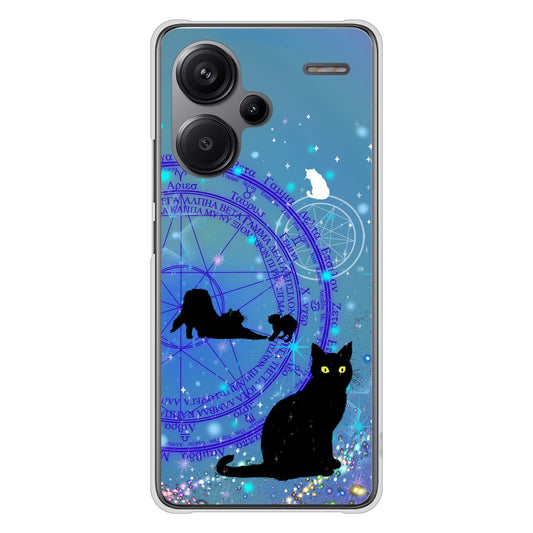 Xiaomi Redmi Note 13 Pro+ 魔法陣猫 ハードケース 背面印刷