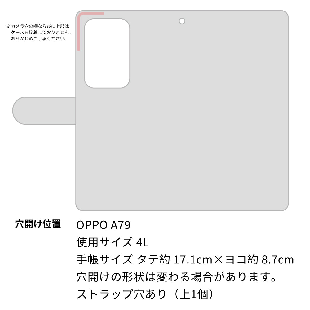 OPPO A79 5G 高画質仕上げ プリント手帳型ケース ( 薄型スリム )ドラゴン