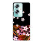 OPPO A79 5G 1237 和柄＆筆文字・夜桜の宴 ハードケース 背面印刷
