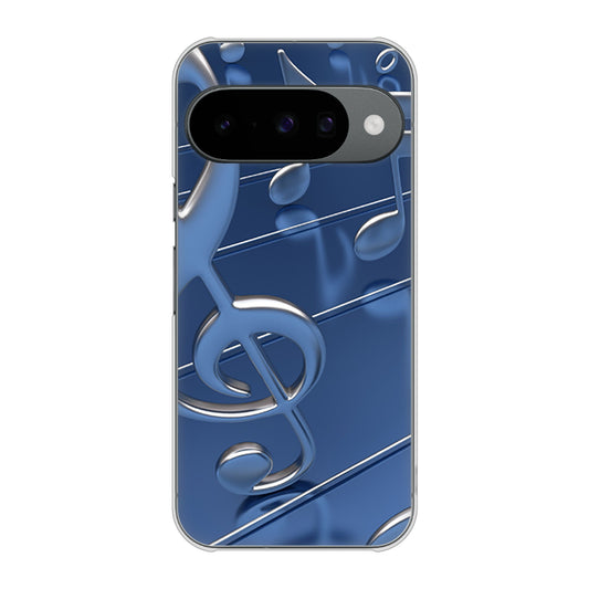 Google Pixel 10 高画質仕上げ 背面印刷 ハードケース音符