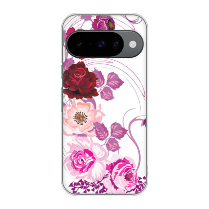 Google Pixel 10 Pro ロマンチックなバラ ハードケース 背面印刷