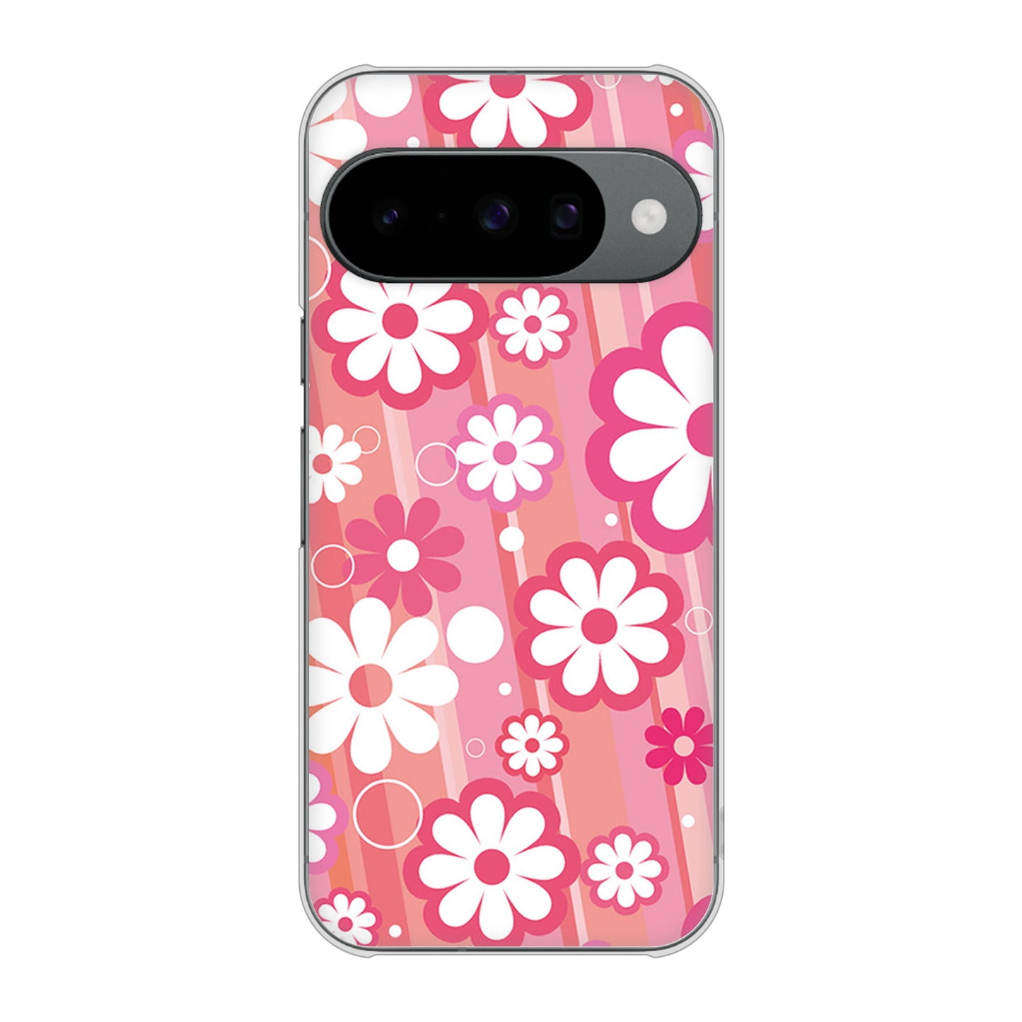 Google Pixel 10 Pro 751 マーガレット（ピンク系） ハードケース 背面印刷