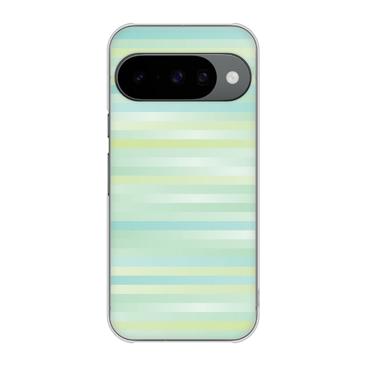 Google Pixel 10 Pro グラデーションボーダー ハードケース 背面印刷