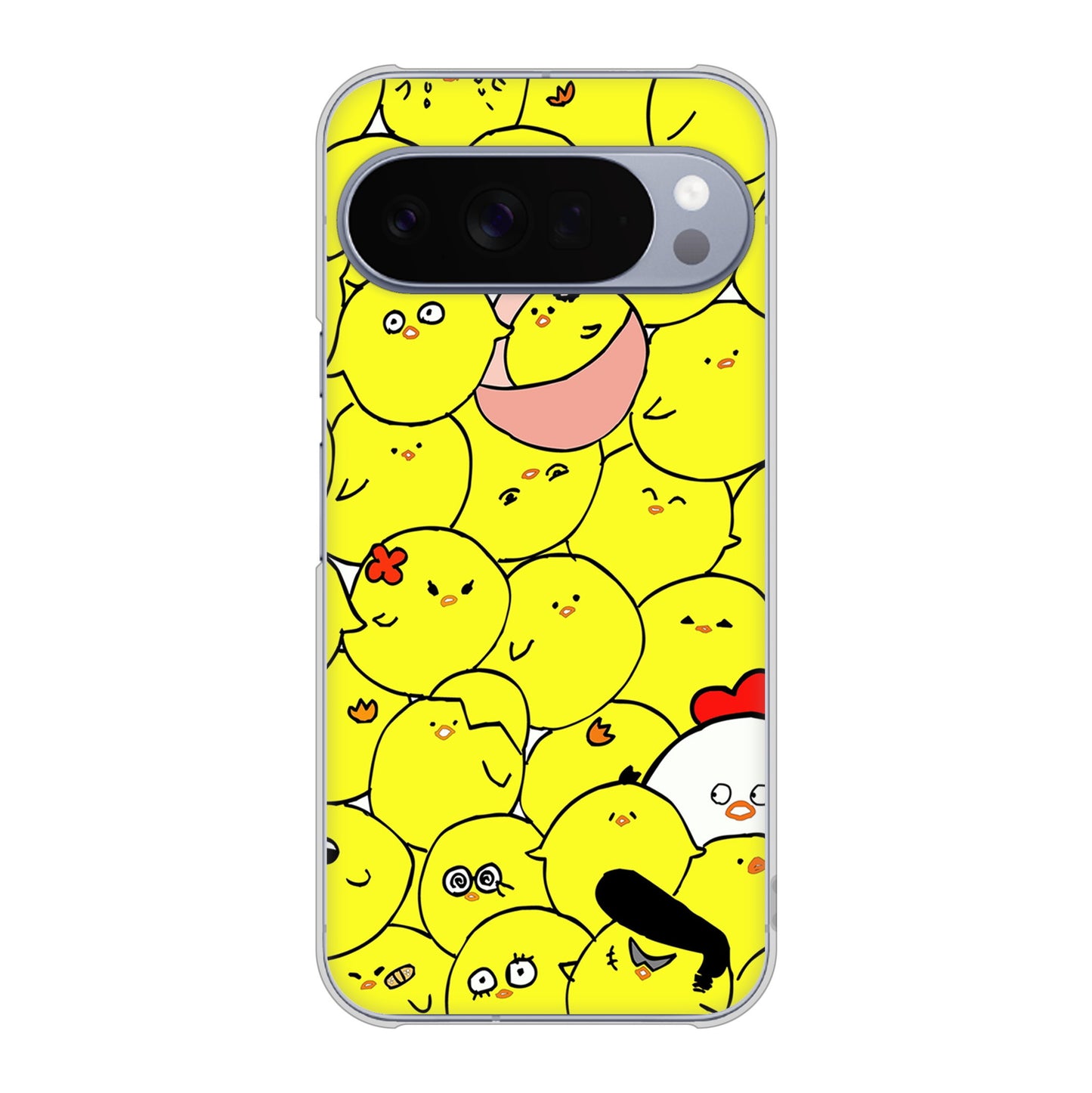 Google Pixel 10 Pro XL 1031 ピヨピヨ ハードケース 背面印刷