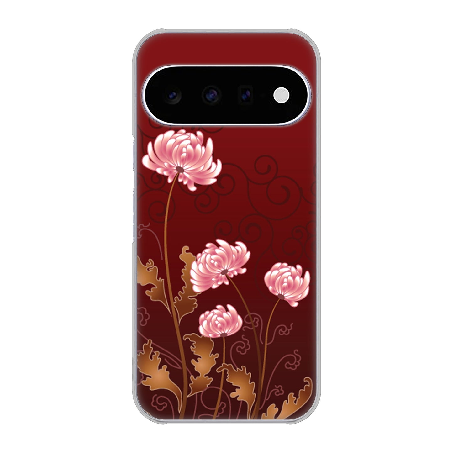 Google Pixel 11 375 優美な菊 ハードケース 背面印刷