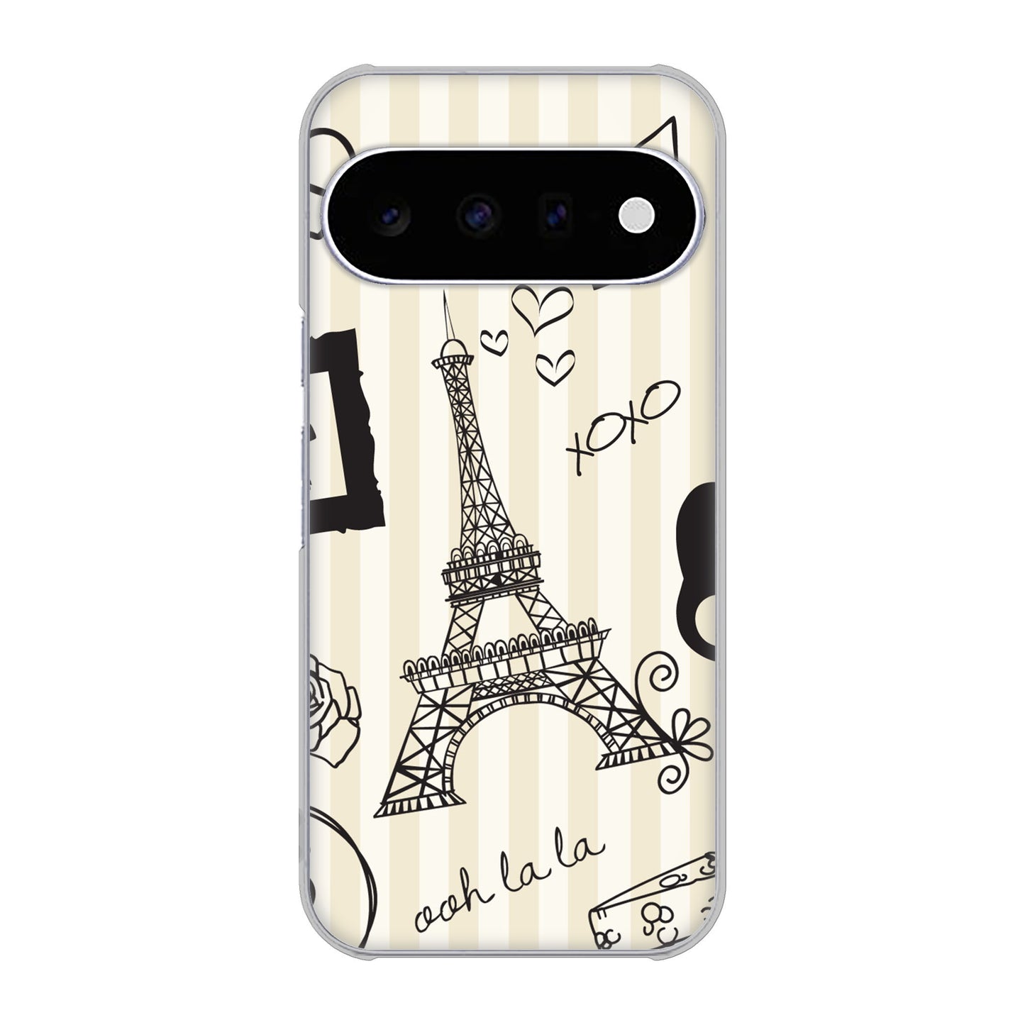 Google Pixel 11 LOVE フランス ハードケース 背面印刷