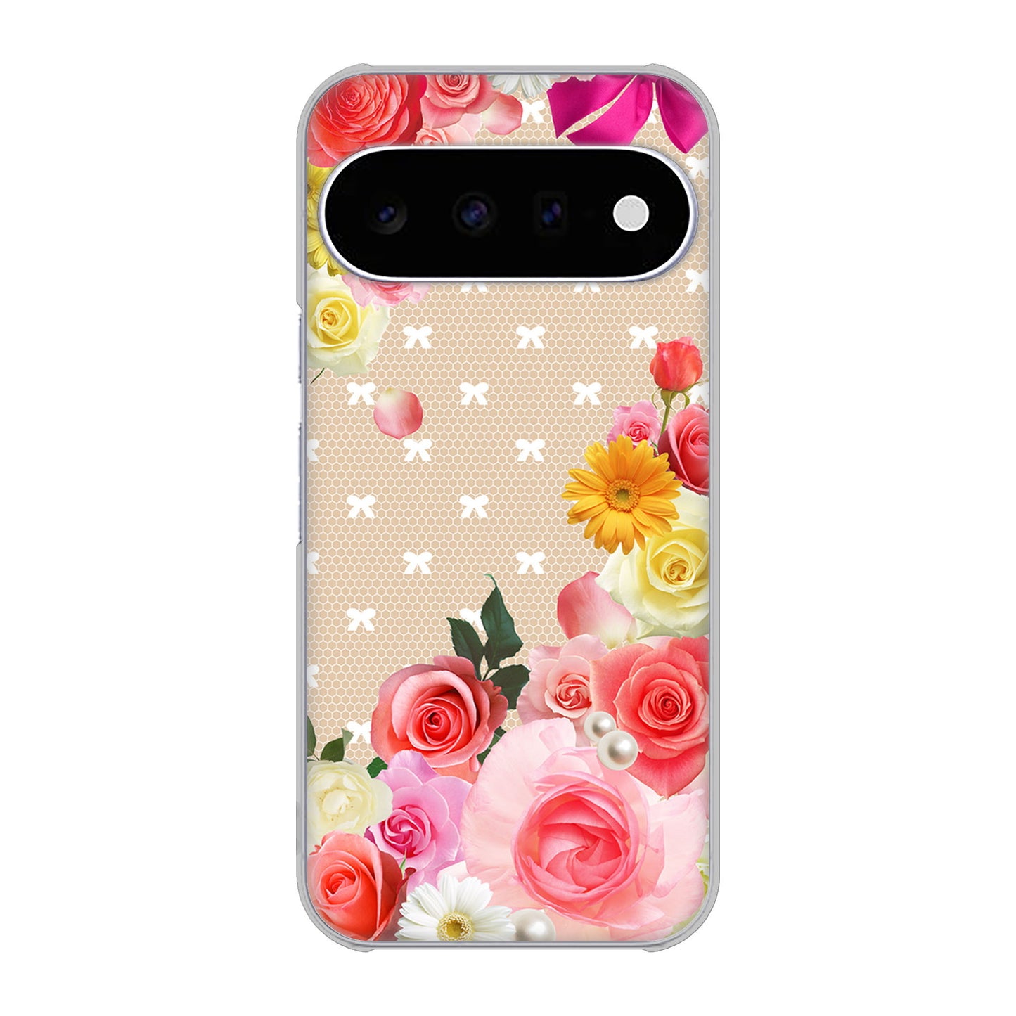 Google Pixel 11 ロマンチックなバラ ハードケース 背面印刷