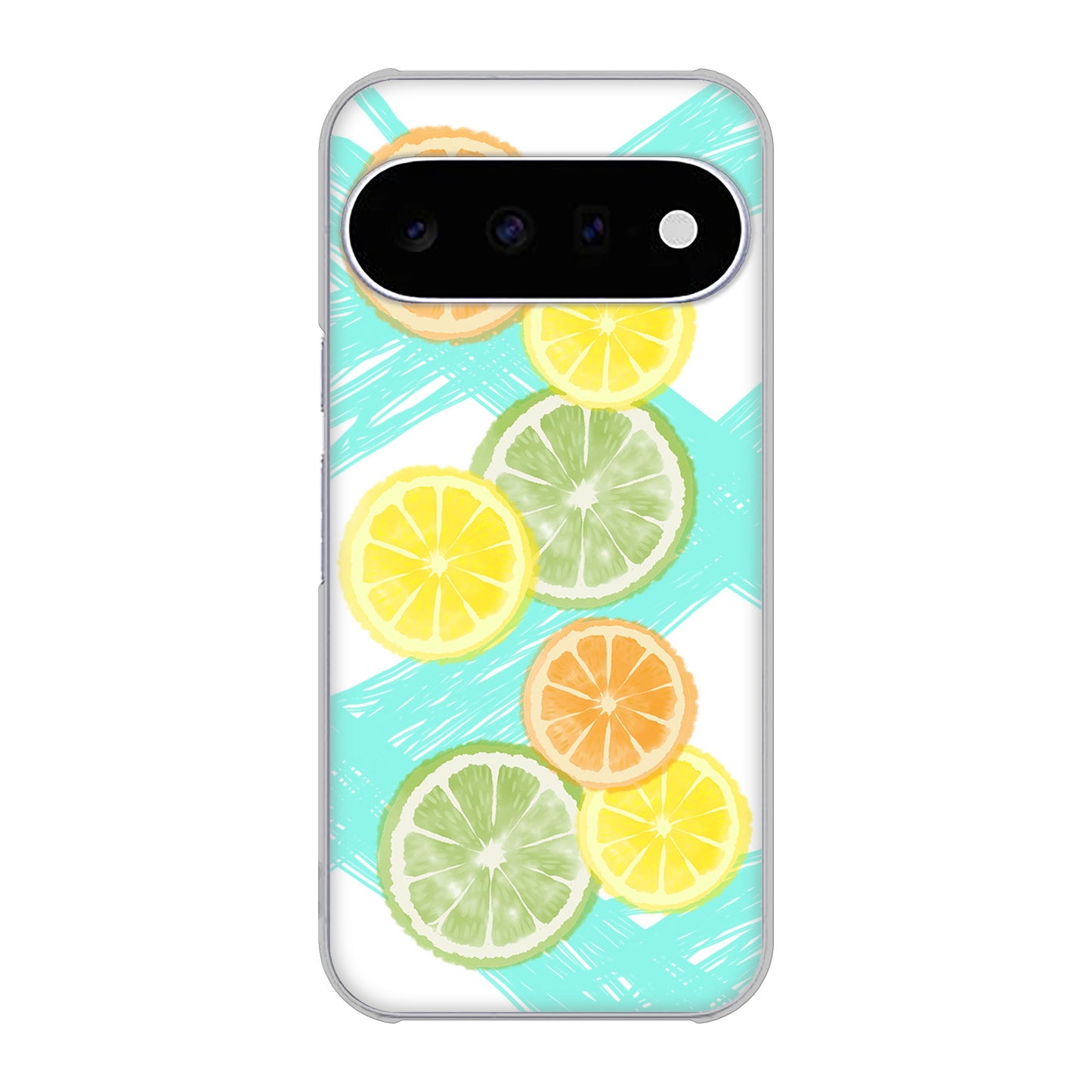 Google Pixel 11 YJ183 オレンジライム ハードケース 背面印刷