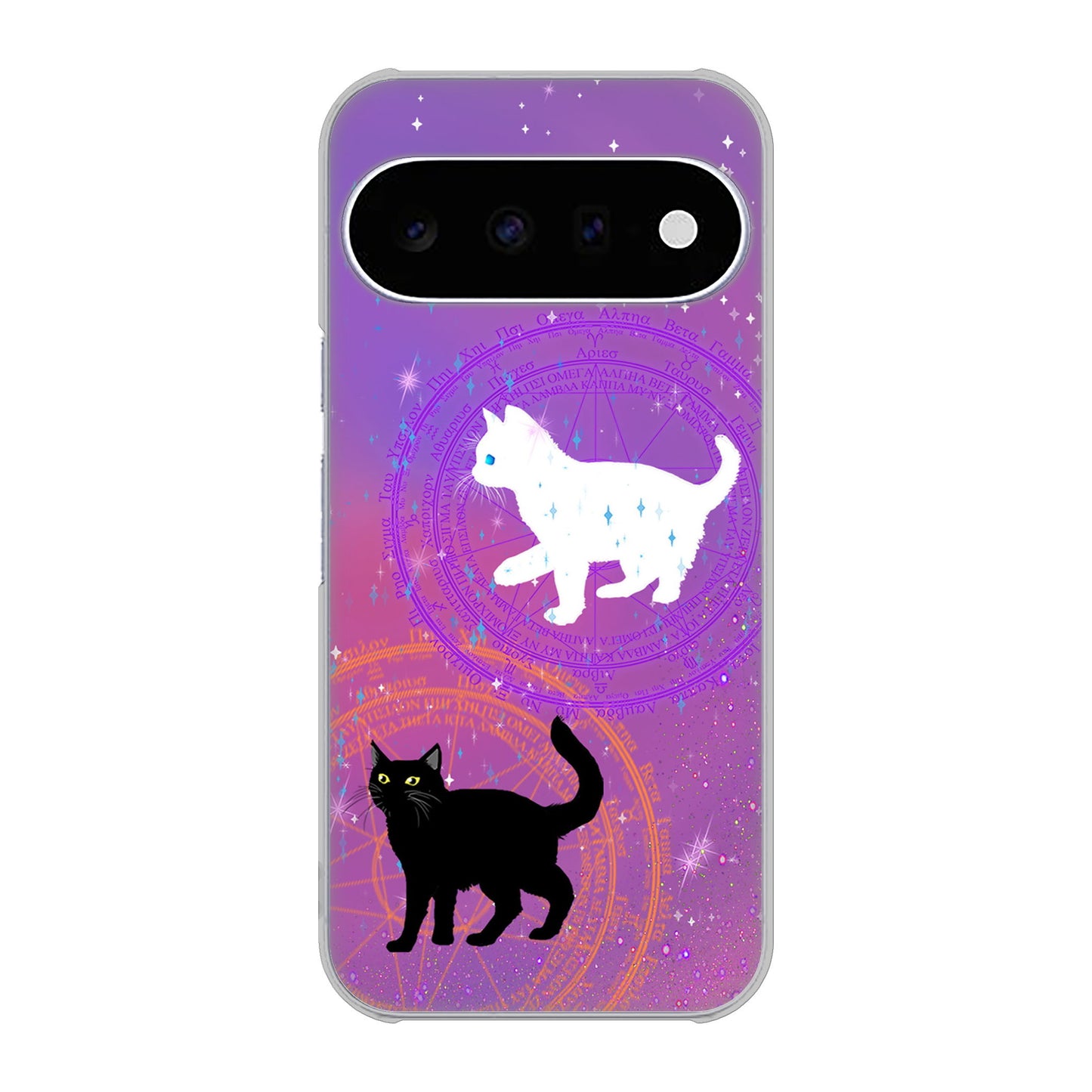 Google Pixel 11 魔法陣猫 ハードケース 背面印刷