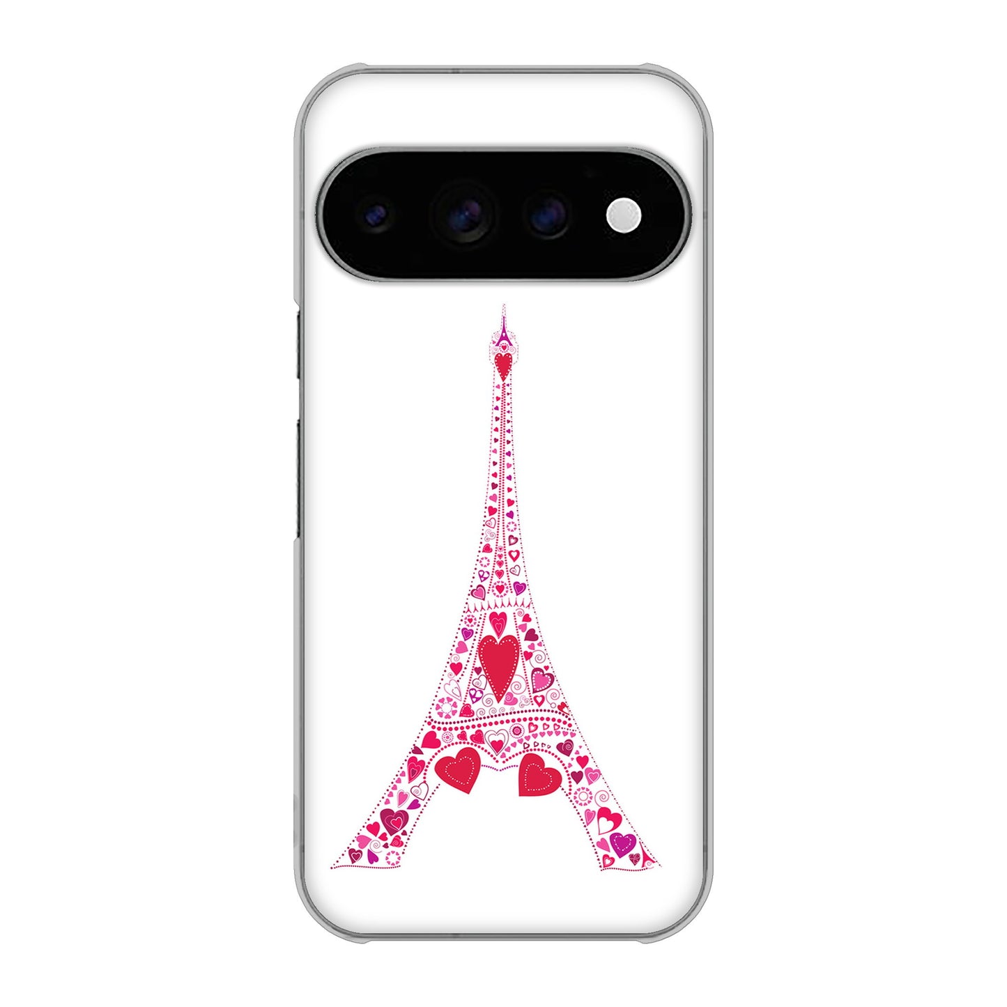 Google Pixel 11 Pro LOVE フランス ハードケース 背面印刷