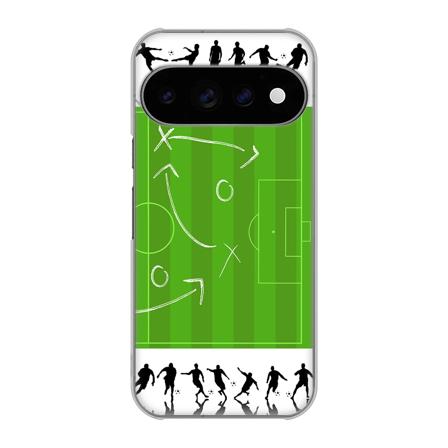 Google Pixel 11 Pro 304 サッカー戦略ボード ハードケース 背面印刷