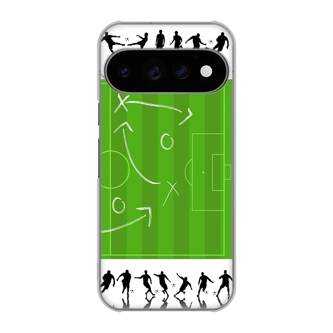 Google Pixel 11 Pro 304 サッカー戦略ボード ハードケース 背面印刷