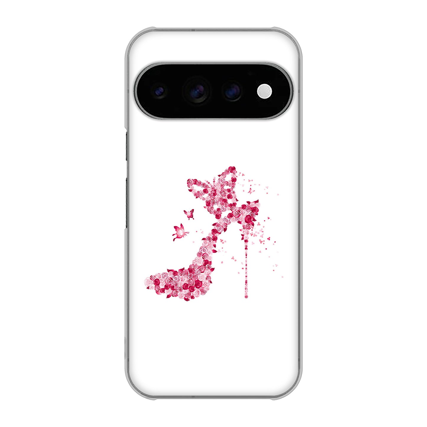 Google Pixel 11 Pro 387 薔薇のハイヒール ハードケース 背面印刷