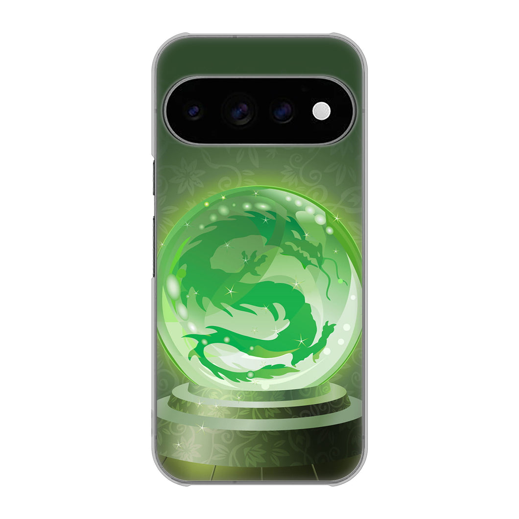Google Pixel 11 Pro 439 水晶に浮かぶ龍 ハードケース 背面印刷